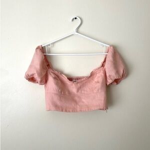 Wilfred linen wander blouse